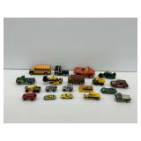 Group of Diecast Vehicle Models