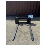 Unused 2026 Skid Steer Pallet Forks