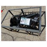 Unused 2026 Mower King Skid Steer Auger w/ 3 Bits ... 6in,12in,14in,Augers