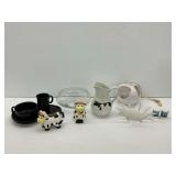 Assorted Ceramic and Glass Tableware