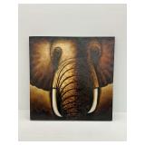 Textured Elephant Subject Art