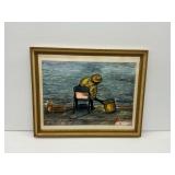 Floyd Gordon Signed Watercolor