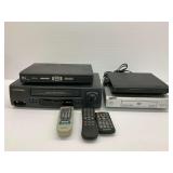 Curtis Mathes VCR, DirectTV Receiver, Apex and Memorex DVD Players... Three Remote Controls Included