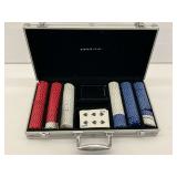 Sharper Image Poker Chip Set with Case