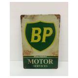 BP Motor Services Metal Sign … 8 x 12 Inches