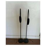 Two Reading Floor Lamps…no plugs