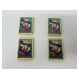 Four Sealed Sets of Baseball Hall of Fame Heroes Official Baseball Card Stamps First Edition