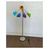 Multi-Color 5-Shade "Medusa" Floor Lamp