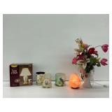 Six Home Decor Items Including Cheyenne Lighting Lamp