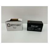 Two MIGHTYMAX Batteries… ML9-12 12V9Ah