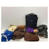 Assorted Luggage, Bags, and Eyeglasses