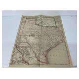 Map of Texas and Indian Territory
