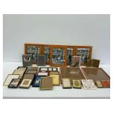 Assortment of Frames with Photo Albums