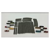 Model Train Set with Assorted Engines and Track