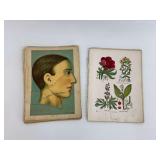 Illustrated Medical Publication with Anatomical Charts