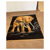 Elephant Design Area Rug