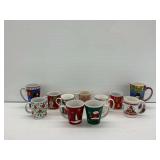 Holiday Theme Ceramic Mug Group