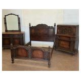 Full Size Wooden Bedroom Set by Peck Hills Furniture Co.