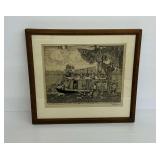 Arthur Geisert Limited Edition Print, Chicago, 1878