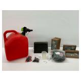 Garden and Garage/Automotive Supplies: Gas Can, Coco Peat Bricks, Wheel Chock and More