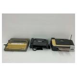 Brother and HP Fax Machines and Brother GX-6000 Typewriter