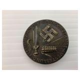 1937 German Munich Farm Worker Exhibition Badge