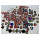 Collection of Pogs Slammers and Trading Packs
