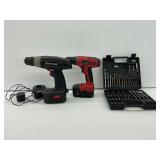 Coleman Powermate and Tool Shop Cordless Drills with Accessories