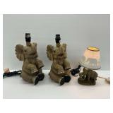 Elephant Themed Lamp Assortment...work