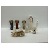 Angel and Mary Figurines Including Lefton