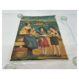 Early Chromographic Advertising Poster for Frank Lombardo Grocery