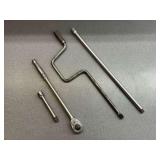 Socket Wrenches and Extensions Including Snap-On, Craftsman