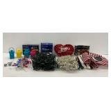 Patriotic Flags, String Lights, Light Clips, and Lanterns