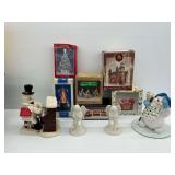 Assorted Christmas Decor and Figurines