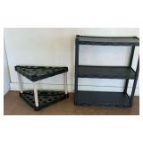 Plano Three-Tier Shelf and Corner Unit