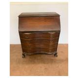 Secretary Desk with Drawers and Interior Compartments