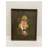 Framed Portrait of John Wayne as 