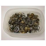 6 x 8 in. Container Full of Womens and Mens Rings