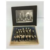 Two Photographs: 1914 Football Team & Girls
