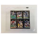 Pinnacle Football Cards Sample Sheet with Reggie White