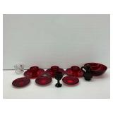 Mixed Glassware Assortment Including Mikasa, Fenton and Avon