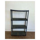 Plano Four Tier Gray Shelving Unit