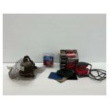 Tool Shop Sander, Blazer Turn Light and Master Plumber Utility Pump