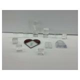 Christian Themed Etched Crystal Grouping