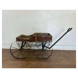 Vintage Style Wooden Wagon