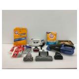 Shark Cordless Vacuum with Iron, Vacuum Bags, Wooden Clothespins, and Attachments