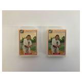 Two Sealed 1983 Donruss Hall of Fame Heroes Ty Cobb Baseball Card Sets