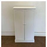Contemporary/Modern White Pantry Cabinet