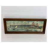 Framed Municipal Pier Print...see photos