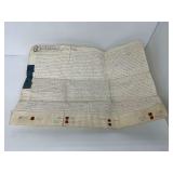 1799 Indenture Document with Signatures and Seals